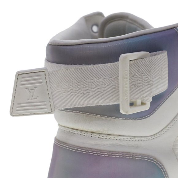 LOUIS VUITTON Monogram Rivoli Line High Top Sneakers Leather - Picture 6 of 16
